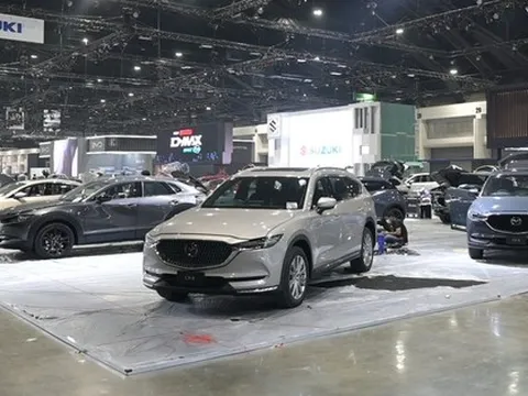 Flycam khám Triển lãm ô tô Bangkok trước giờ G: Hàng loạt xe đổ bộ, 1 gian có cả chục chiếc cho thấy độ khủng đáng mong chờ