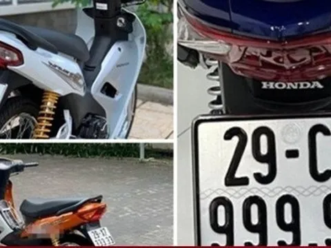 3 xe máy Honda Wave biển số độc, đắt ngang ô tô