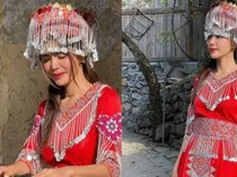 Siêu mẫu Minh Tú khoe hành trình phượt Hà Giang, thích thú diện váy áo dân tộc khiến fans cười nghiêng ngả: “Vậy là đã dịu dàng dữ chưa?”