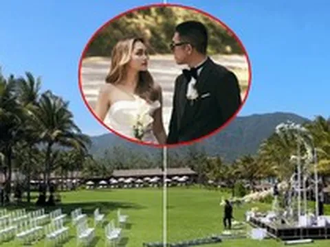 Những hình ảnh đầu tiên tại resort tổ chức đám cưới Linda Ngô - Phong Đạt, hé lộ nhan sắc cô dâu trong hậu trường