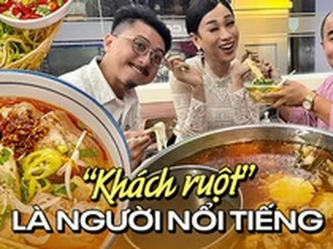 3 tiệm bún bò là chỗ “ruột” của nhiều người nổi tiếng, có nơi còn sửa lại tên quán để đặt theo tên vợ Trấn Thành vì lý do đặc biệt