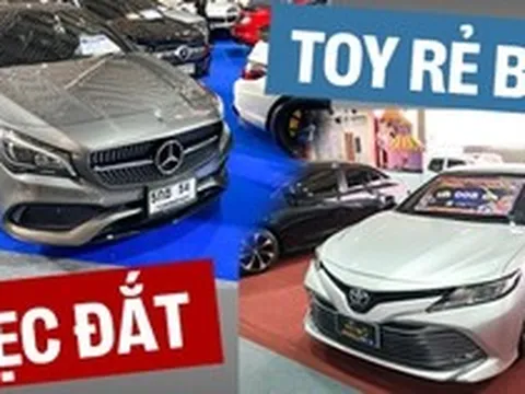 Tôi đi chợ ô tô cũ ở Thái: Camry đời mới siêu rẻ 660 triệu, BMW, Mercedes giữ giá, đắt hơn ở Việt Nam