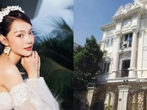 Ngắm dinh thự rộng hàng trăm mét vuông với thiết kế vương giả của Minh Hằng, 2 căn nhà vừa mua cũng hoành tráng không kém