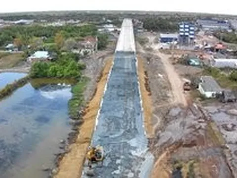 Dự án tuyến tránh Quốc lộ 1A qua TP Cà Mau chậm tiến độ xây dựng