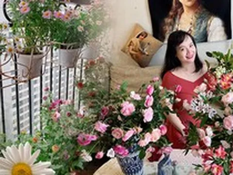 Mẹ mát tay chăm góc ban công ngập hoa, chia sẻ kinh nghiệm khi muốn trồng cây hướng Bắc