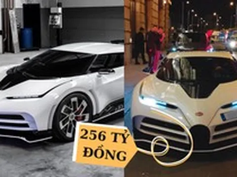 Cả phố huyên náo vì xe Bugatti siêu hiếm 256 tỷ đồng, hóa ra chủ nhân là triệu phú chơi xe khét tiếng, có cả vệ sĩ đi cùng