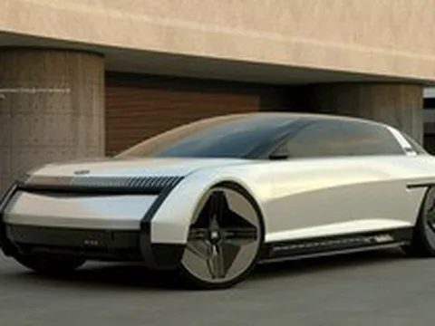 Mẫu sedan Hyundai này có thiết kế siêu lạ: Tham khảo xe 40 năm tuổi nhưng trông như phi thuyền, đuôi làm liên tưởng Porsche