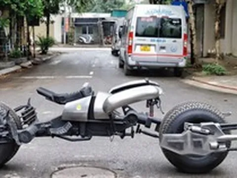 Mạnh tay chi 200 triệu đồng chế tạo xe 'Batpod' trong phim The Dark Knight