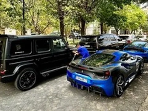 Đại gia Hoàng Kim Khánh và giới nhà giàu TP.HCM offline, chuẩn bị mang dàn siêu xe hàng trăm tỷ tới Phú Quốc