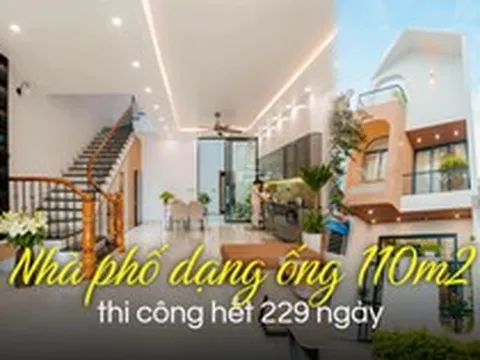 Ngôi nhà phố 110m2 của vợ chồng 9x: Tổng chi phí 2,8 tỷ đồng, xây dựng trong 299 ngày, thành quả cực mỹ mãn