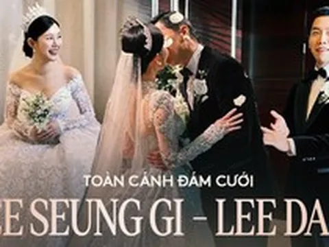 Toàn cảnh đám cưới 2 tỷ của Lee Seung Gi: Cô dâu chú rể trao nụ hôn, khách mời như lễ trao giải, tiết mục rộn ràng tựa concert