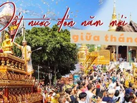 Nước láng giềng của Việt Nam nhưng lại đón năm mới giữa tháng 4: Có gì mà lại thu hút đông du khách đến thế?