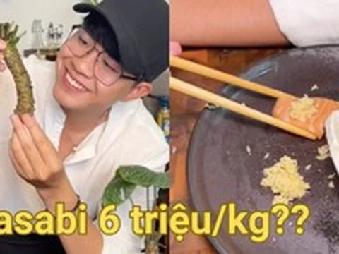 Thử mua cây Wasabi thật có giá 6 triệu/kg để ăn thử, chàng trai nhíu mày vì vị hoàn toàn khác lạ