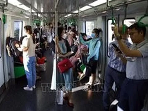 Hơn 2,65 triệu lượt khách đi tàu điện Cát Linh - Hà Đông trong quý I