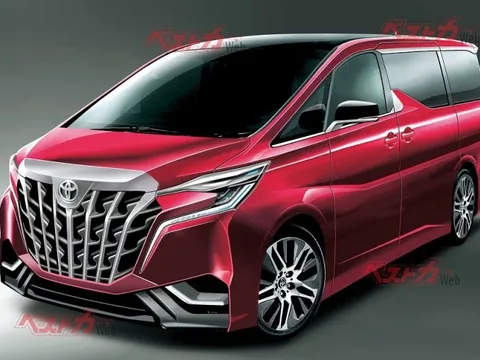 Nhìn thế này thì ai bảo đây là xe Toyota: Alphard 2024 lộ đèn như Tucson cùng nội thất nhiều ‘đồ chơi’