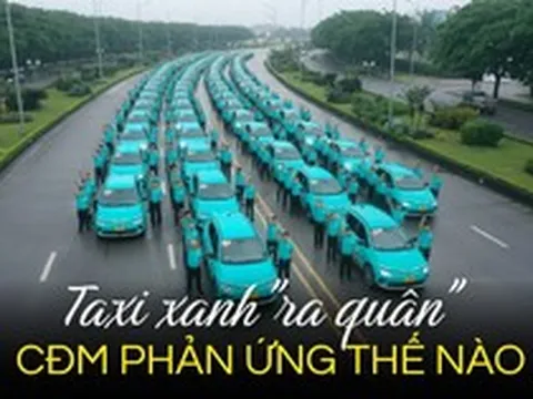 Taxi xanh ngập tràn MXH, dân tình thảo luận sôi nổi nhưng chủ yếu đều thắc mắc 2 điều