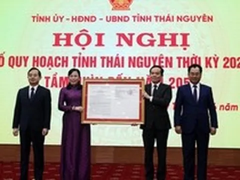 Công bố quy hoạch tỉnh Thái Nguyên thời kỳ 2021-2030, tầm nhìn 2050