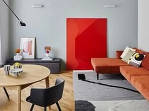 Căn hộ nhỏ có thiết kế táo bạo với không gian ngập tràn màu sắc