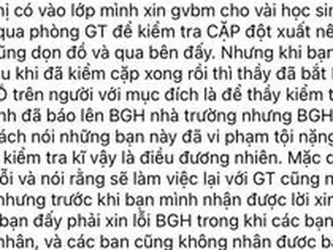 TP HCM: Trường Hermann Gmeiner mong khép lại sự việc giám thị yêu cầu nam sinh lột đồ