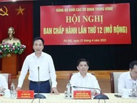Bổ sung 6 nhân sự tham gia BCH Đảng bộ Khối các cơ quan Trung ương