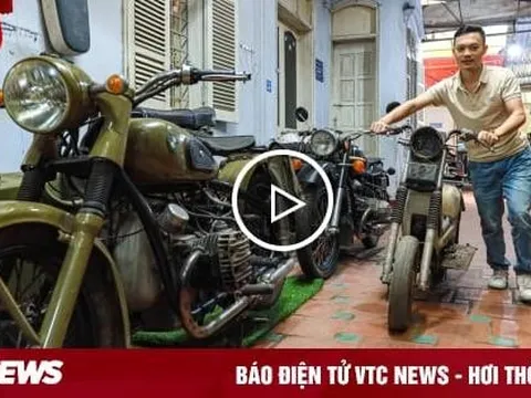 Choáng ngợp với kho xe cổ của chàng trai Hà thành