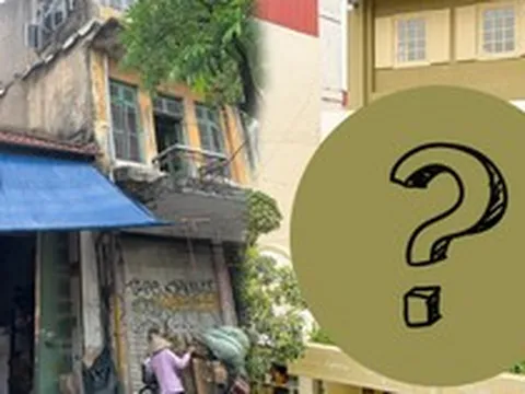 Màn lột xác của ngôi nhà cổ Hà Nội khiến người qua đường phải trầm trồ