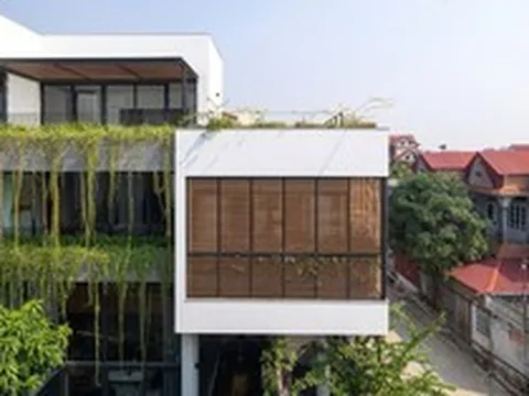 Chiêm ngưỡng nhà 3 tầng ngập gió và ánh sáng được đề cử là công trình của năm