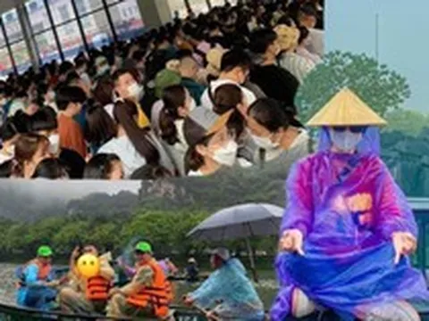 Các điểm du lịch trong nước ngày nghỉ lễ đầu tiên: cửa khẩu Móng Cái đông nghịt người, Ninh Bình mưa gió du khách vẫn bất chấp check-in