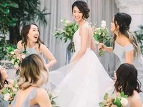 Đám cưới đẹp như mơ của cô dâu Việt trên đất Mỹ