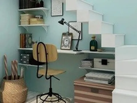 9 ý tưởng tận dụng 'góc chết' dưới chân cầu thang