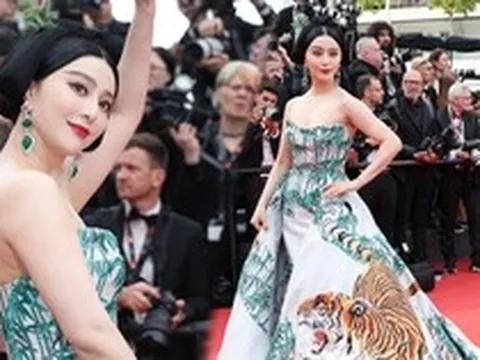 Phạm Băng Băng lộng lẫy khoe da trắng như sứ trên thảm đỏ khai mạc LHP Cannes 2023