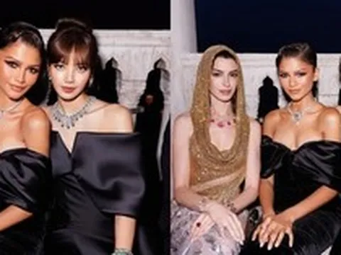 Chùm ảnh chung sắc nét của Lisa, Zendaya, Anne Hathaway