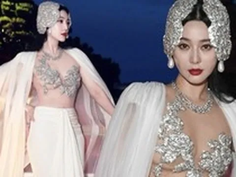 Phạm Băng Băng diện đầm xuyên thấu tại Cannes