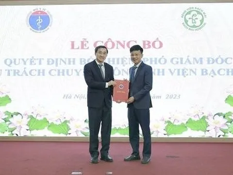 Bệnh viện Bạch Mai có thêm Phó Giám đốc phụ trách chuyên môn