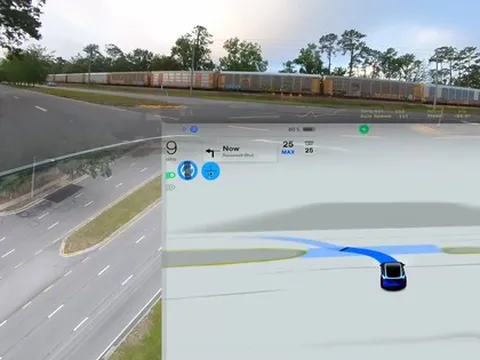 Nhìn cách xe Tesla tự động sang đường cao tốc, bạn có thể an tâm về tương lai của xe tự lái