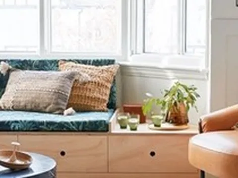 Phòng khách tiện nghi hơn gấp bội nhờ những ý tưởng lưu trữ thông minh