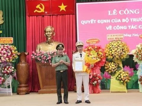 Thượng tá Nguyễn Mạnh Toàn làm Phó Giám đốc Công an tỉnh Đồng Nai