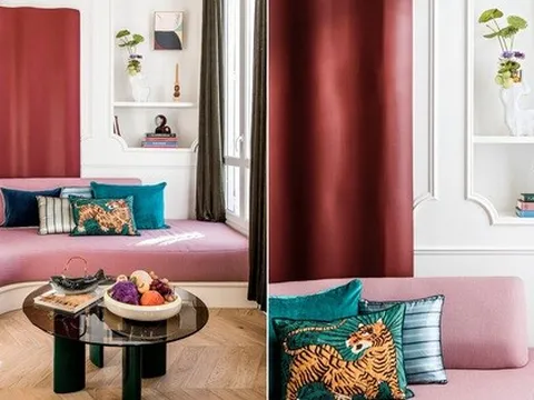 Căn hộ tí hon đầy màu sắc của cô gái Pháp