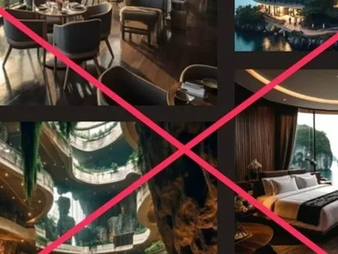 Thông tin 'khách sạn đẳng cấp xây giữa vịnh Hạ Long' là bịa đặt