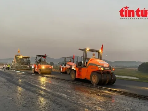 Cao tốc Quốc lộ 45 - Nghi Sơn tăng tốc về đích