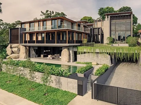 Bungalow hạng sang 2.400m2 thể hiện đẳng cấp giới thượng lưu: Chủ nhân cực tinh tế khi chia không gian sống cho 3 con trai theo cách này