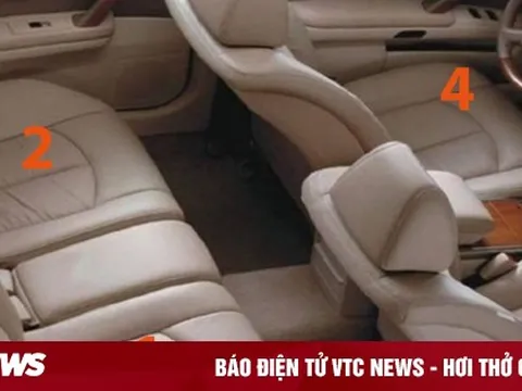 Văn hóa ngồi ô tô - 'luật bất thành văn' ít người biết