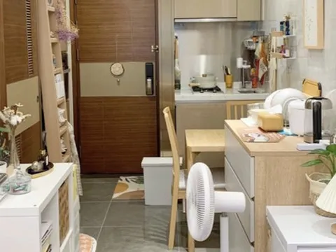 Căn hộ chỉ 20m2 nhưng sắp xếp khéo léo, đầy tiện nghi