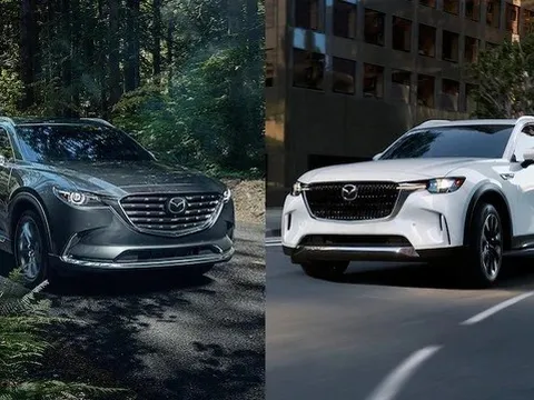 Mazda CX-90 khác rõ rệt đàn anh CX-9: Rộng, tiện nghi, mạnh nhưng tiết kiệm hơn hẳn