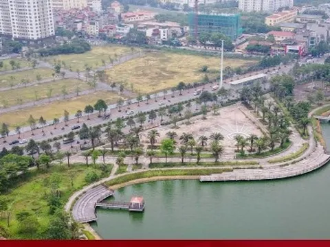 Công viên ở Thủ đô thiết kế theo phong cách sân golf dang dở sau 7 năm thi công