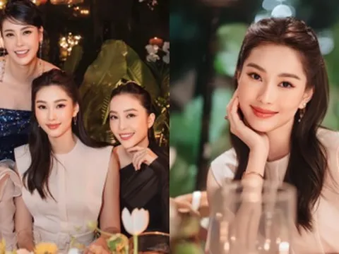 Đặng Thu Thảo nổi bật giữa dàn mỹ nhân trong lần hiếm hoi dự tiệc