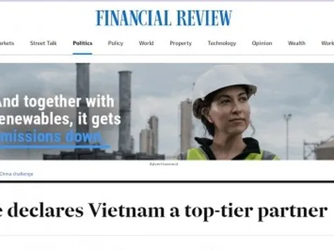 Dư luận Australia ấn tượng về chuyến thăm Việt Nam của Thủ tướng Anthony Albanese