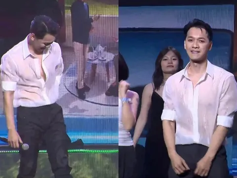 Chủ tịch ‘soái ca’ mặc sơ mi trắng hát, nhảy dưới mưa gây 'sốt' mạng xã hội, tên ngân hàng vào luôn top tìm kiếm