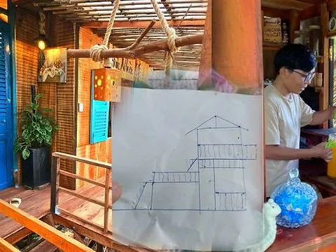 Từ bản vẽ tay thô sơ, nhiều người ngỡ ngàng khi ngắm căn nhà hoàn thiện chỉ 30 triệu đồng của 9x Tiền Giang