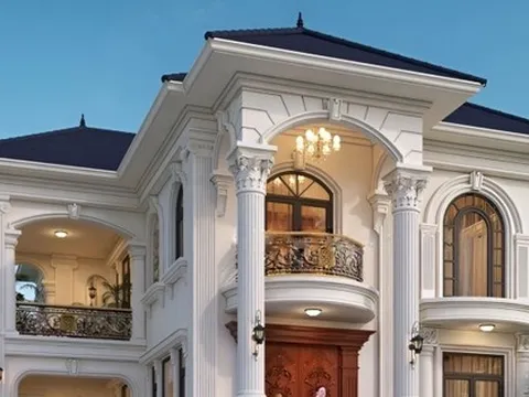 Top 5 mẫu biệt thự 2 tầng tân cổ điển đẹp nhất hiện nay